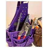 Lot of Beading and Jewelry Making Tools in Organizer Bags