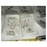 Collection of Gemstone Expressions by Jan Sterling Silver Earrings