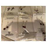 Collection of Gemstone Expressions by Jan Sterling Silver Earrings