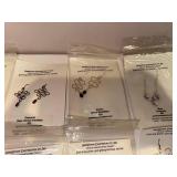 Collection of Gemstone Expressions by Jan Sterling Silver Earrings