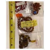 Collection of Jasper and Sandstone Bead Bracelets and Loose Beads