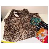 Set of 4 Reusable Foldable Shopping Bags Assorted Patterns