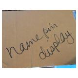 White Rotating Jewelry Display Rack - Handmade Minnesota Pins