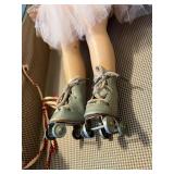 Vintage Shirley Temple Doll with Trunk, Multiple Outfits and Accessories