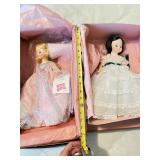 Madame Alexander Dolls Set: Gone With the Wind & Fairy Godmother with Original Boxes