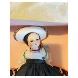Set of 2 Madame Alexander Dolls in Traditional Mexican Attire with Original Boxes