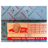 Set of 2 Madame Alexander Dolls in Traditional Mexican Attire with Original Boxes