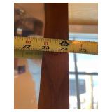 Wood Framed Rectangular Mirror 46x24 Inches