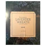 Home Decor Collection with Lavender Wreath, Wind Chime, Glass Set, and Accessories