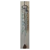 Home Decor Collection with Lavender Wreath, Wind Chime, Glass Set, and Accessories