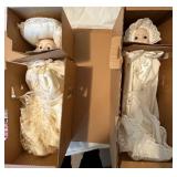 Pair of 1983 Alresford Crafts Limited Baby Dolls in Original Boxes with Certificate