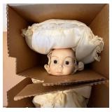 Pair of 1983 Alresford Crafts Limited Baby Dolls in Original Boxes with Certificate