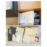 Large Scrapbooking Lot with Stickers, Templates, Punches, and Organizers