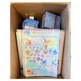 Large Scrapbooking Lot with Stickers, Templates, Punches, and Organizers