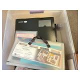Large Scrapbooking Lot with Stickers, Templates, Punches, and Organizers