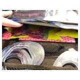 Creative Memories Scrapbooking Travel Set with Shape Templates and Storage Cases