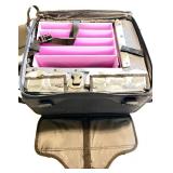 Creative Memories Scrapbooking Travel Set with Shape Templates and Storage Cases