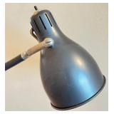 Adjustable Black Metal Floor Lamp with Articulating Arm, 59 Inches Tall