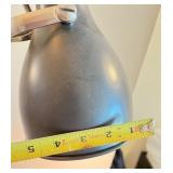 Adjustable Black Metal Floor Lamp with Articulating Arm, 59 Inches Tall