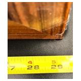 Framed Floral Embroidery Artwork with Wood Frame 29x23 Inches