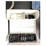 Elna SU Vintage Electronic Sewing Machine with Foot Pedal and Case