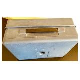 Elna SU Vintage Electronic Sewing Machine with Foot Pedal and Case