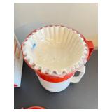 Presto Salad Shooter Electric Slicer Shredder and Mr. Coffee Microwave Iced Tea Pot Set