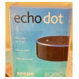 Lot of 3 Electronics and Wellness Items Including Echo Dot, Lumbar Cushion, and Brookstone Neck Massager