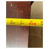 Kathy Ireland Home Martin 2-Drawer File Cabinet, Dark Wood Finish