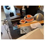 Office Electronics and Supplies Bundle with Shredder, Canon Scanner, and Desk Accessories