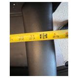 Black Adjustable Office Chair with Armrests and Rolling Base