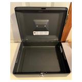 SentrySafe Medium Cash Box with Key and Removable Tray
