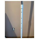 Adjustable Metal and Plastic Rolling Garment Rack