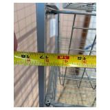 Metal Wire Storage Rack with 6 Removable Baskets, 53in Height