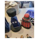 Doctor Who Collectible Figures, TARDIS Models, Daleks, and Cards Assortment