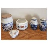 Assorted Vintage Ceramic Kitchenware and Decorative Pieces