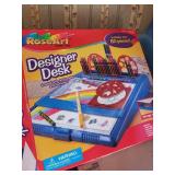 Large Bin of Mixed Art Supplies, Toys, and Plush Animals