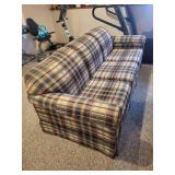 Plaid Sofa and Loveseat Set