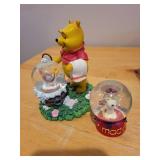Collection of Disney and Character Snow Globes with Music Box