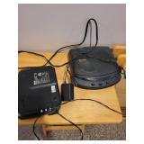 RCA Portable DVD Player and Solidex Video Cassette Rewinder Model 7000XT