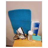 Lot of Household Appliances Including Conair Steamer, GermGuardian UV Sanitizer, Iron, and Brita Filters