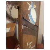 Vintage Norwegian Viking Wall Plaque and Decorative Wood Slicer Duo