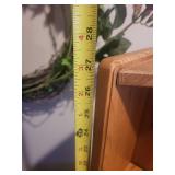 Wooden Three-Tier Corner Shelf Unit