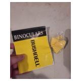 Bushnell 8x21 Compact Binoculars with Case, Cleaning Cloth, and Manual