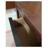 Lane Mid-Century Modern Bedroom Set with Dresser Mirrors, Nightstand and Headboard