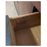 Lane Mid-Century Modern Bedroom Set with Dresser Mirrors, Nightstand and Headboard