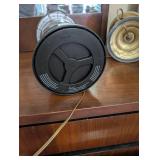 Pair of Table Lanterns - Electric Brass Lamp and LED Battery Lantern