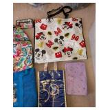 Collection of Tote Bags, Rolling Carrier, Disney Bags and The Sak Crochet Purse