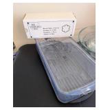 Baking and Kitchenware Set with Cookie Press, Bread Tube, and Carriers