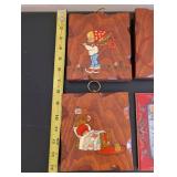 Vintage Scandinavian Gnome Figurines, Wall Plaques, and Decorative Tile Collection